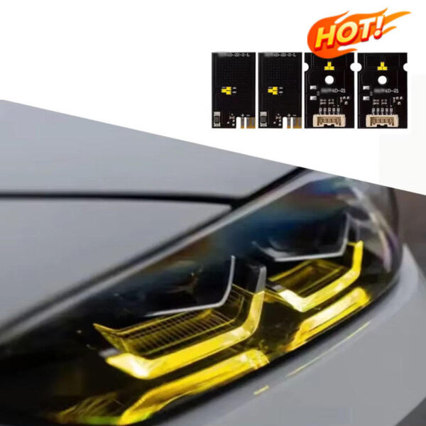 Bmw G8x M3 M4 Csl Yellow Drl Module 03