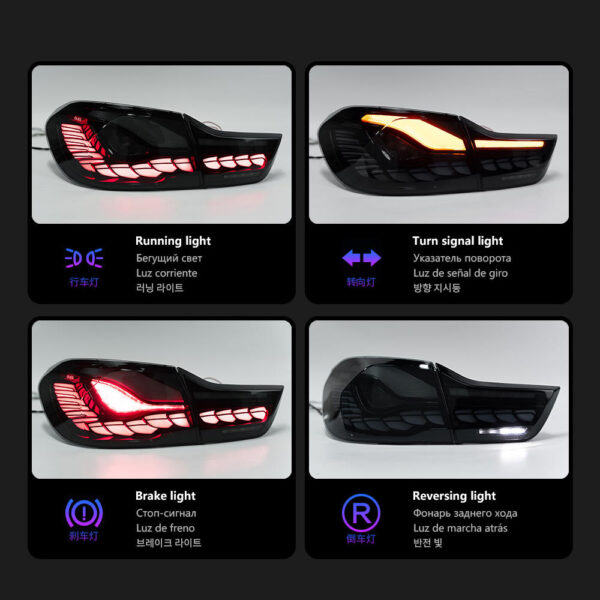 Bmw M4 2013 2020 F32 F33 F36 F82 Taillight 02