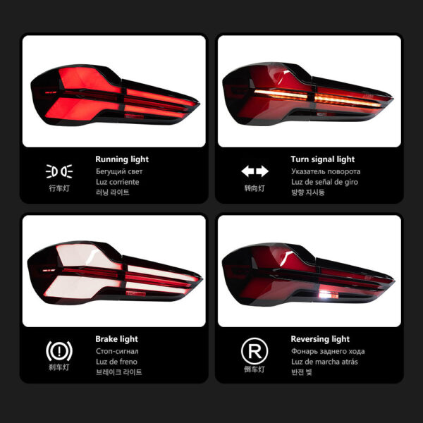 Bmw X1 2014 2023 F48 F49 Taillight 2019 02