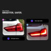 Bmw X1 2017 2021 F48 Taillight Red 03