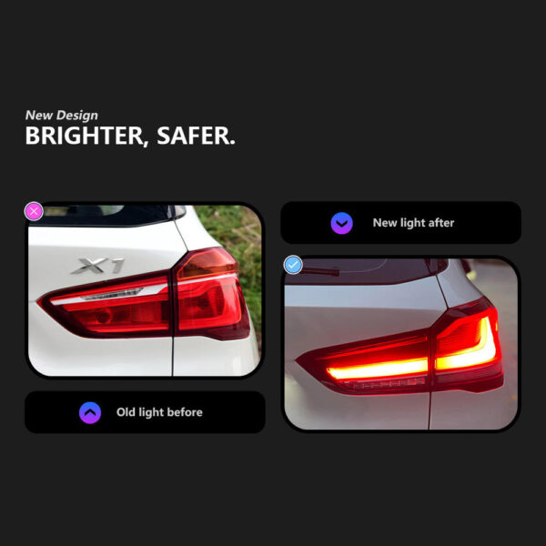 Bmw X1 2017 2021 F48 Taillight Red 03