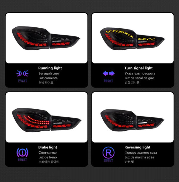 Bmw X1 2017 2021 F48 Taillight Smoked 02