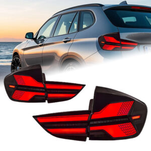 BMW X1 E84 2011-2014 Taillight assembly Smoked Black + Red