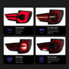Bmw X3 F25 10 17 Taillight Red 04