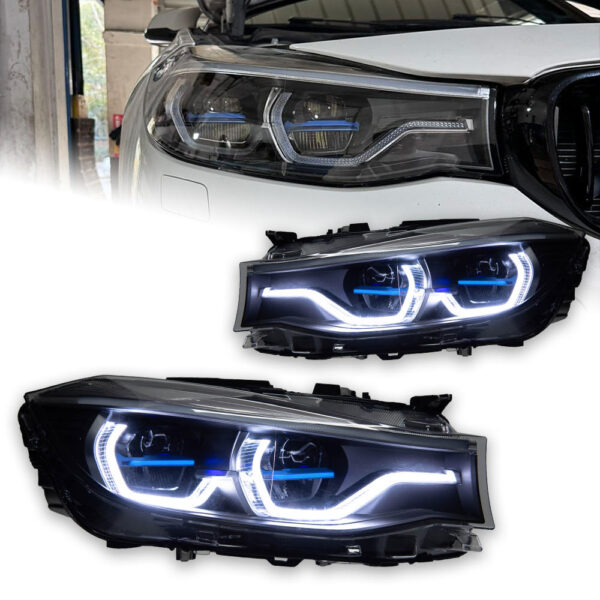 BMW X3 F34 GT 2013-2020 headlight assembly White