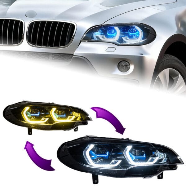 BMW X5 E70 2007-2013 headlight assembly – Headlight Pair