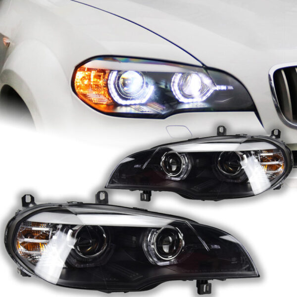 Bmw X5 E70 2007 2013 Headlight Pair 5 03