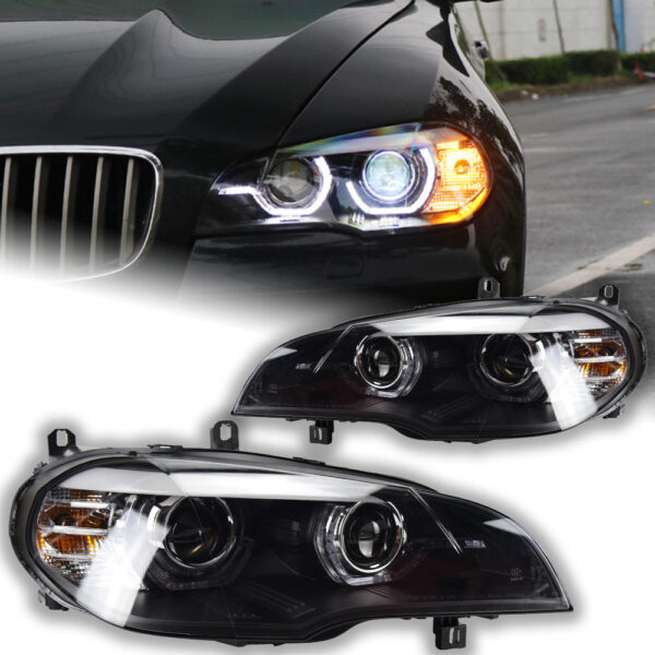 Bmw X5 E70 2007 2013 Headlight Pair 5 04