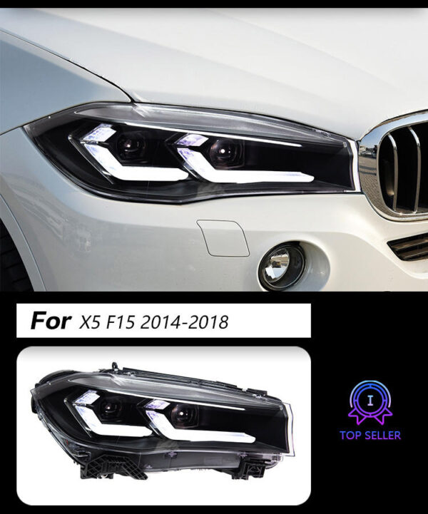 Bmw X5 F15 2014 2018 Headlight 04
