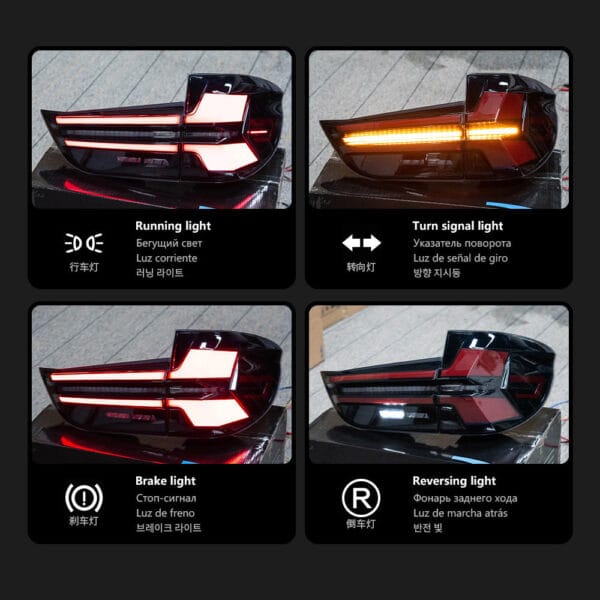 Bmw X5 F15 F85 2014 2018 Taillight Red 03