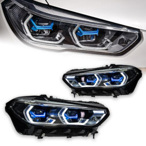 BMW X5 X6 2018-2023 G05 G06 headlight assembly White
