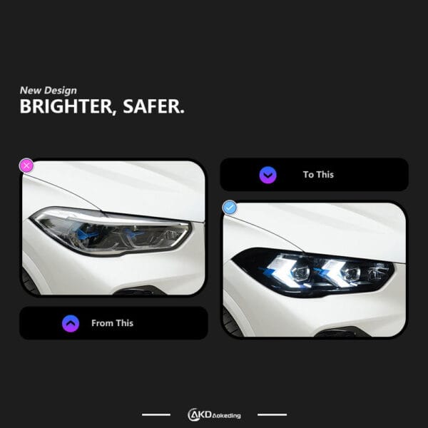 Bmw X5 X6 2019 2022 G05 G06 Headlight 03