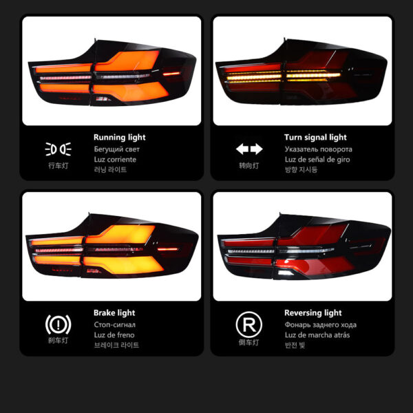 Bmw X6 Led Taillights 2007 2013 E71 Upgraded To G05 02