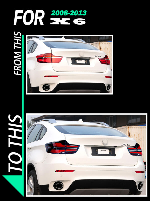 Bmw X6 Led Taillights 2007 2013 E71 Upgraded To G05 03