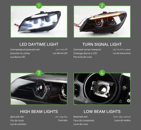Bmw Z4 E89 2009 2016 Headlight Pair 2 02