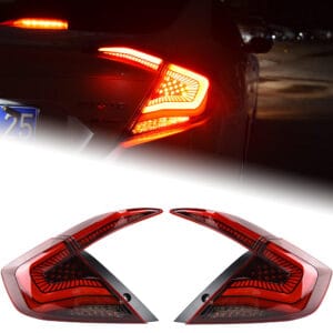 Honda Civic 2014-2019 Taillight assembly Smoke Red