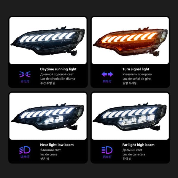 Honda Fit Led Headlight Assembly 2014 2020 V2 02