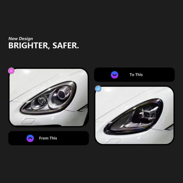 Porsche Cayenne Led Headlight Assembly 2011 2014 02