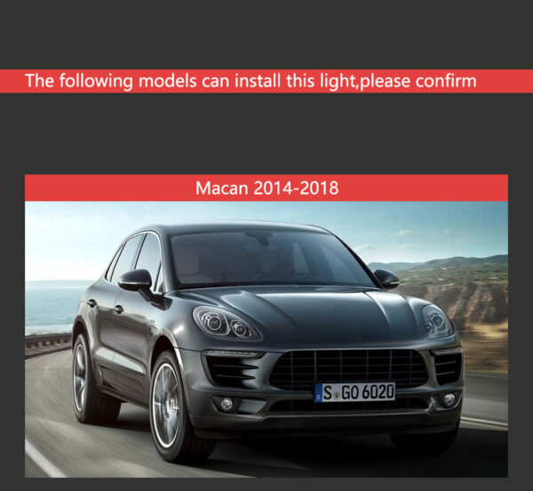 Porsche Cayenne Led Headlight Assembly 2014 2019 03