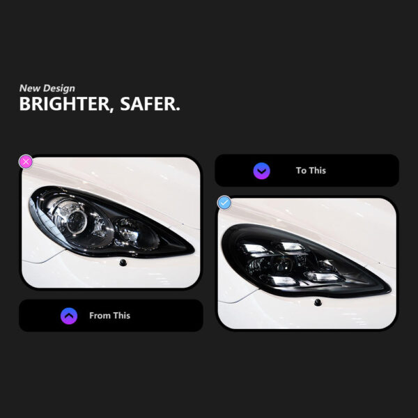Porsche Panamera 970 Headlight Assembly 2010 2013 03