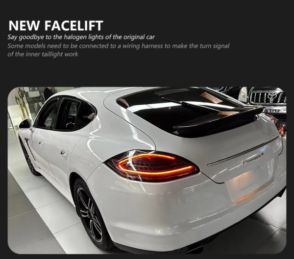 Porsche Panamera Smoked Taillight Assembly 2010 2016 04