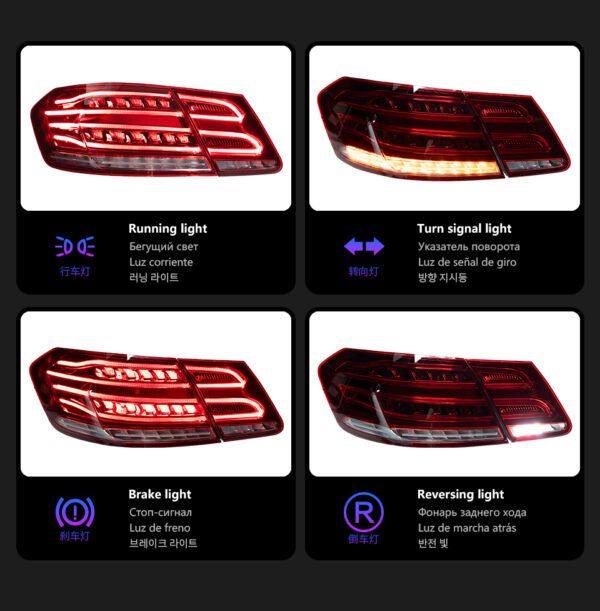 Taillight Assembly Replacement For Benz E Class W212 02