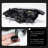 Toyota Camry Headlight Assembly 2012 2014 04