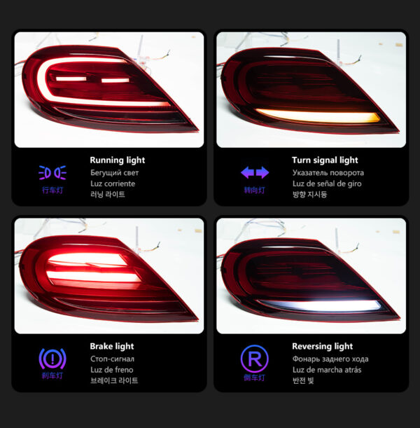 Vw Beetle Red Taillight Assembly 2012 2020 02