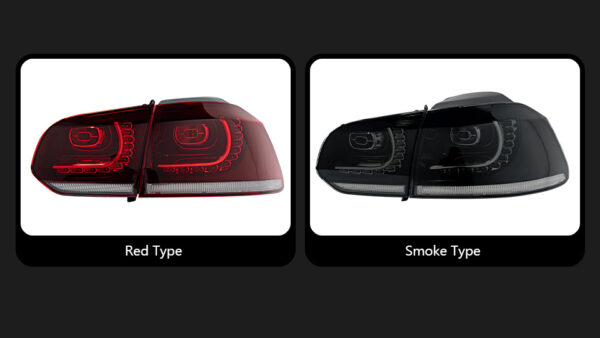 Vw Golf6 Mk6 Red Taillight Assembly 04