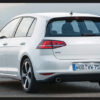 VW Golf MK7 MK7.5 LED Taillights Assembly Installed Effect