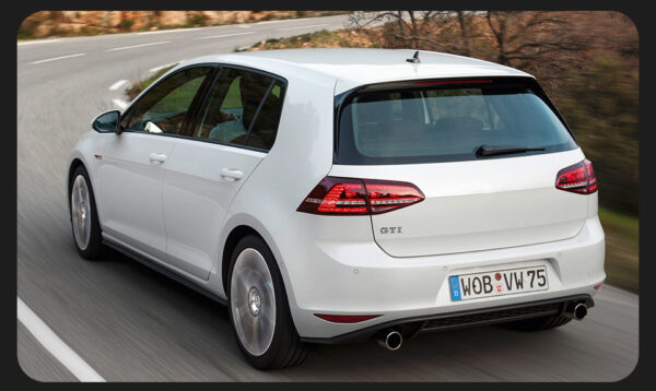 VW Golf MK7 MK7.5 LED Taillights Assembly Installed Effect