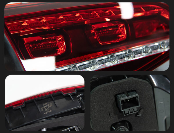 Close-up of car tail lights