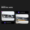 Vw Jetta Mk6 Headlight Assembly 2011 2019 03