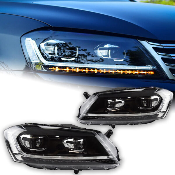 Volkswagen Passat B7 headlight assembly Headlight Pair