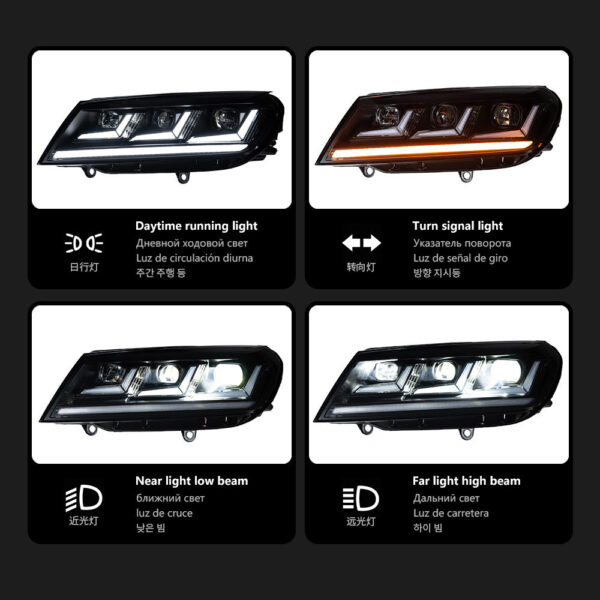 Vw Touareg Headlight Assembly 2011 2014 03