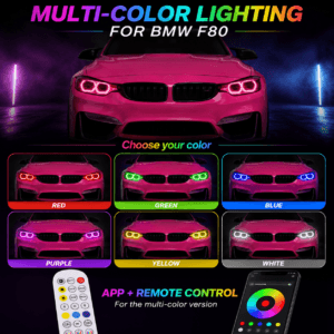 BMW F80 RGB DRL module multicolor lighting display