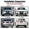 BMW F25 M-Tech body kit upgrade X3 2011-2013 before after headlights front rear bumpers side skirts wheel arches