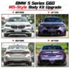 BMW G60 M5-style body kit BMW 5 Series G60 2024+ exterior modification and upgrade before and after comparison