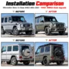 W463 W465 AMG63-style body kit upgrade 2003-2018 G-Class before after front rear conversion