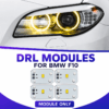 BMW F10 DRL modules and yellow lighting effect