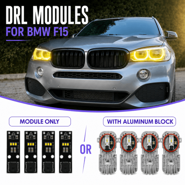 BMW F15 DRL modules and daytime running light upgrade