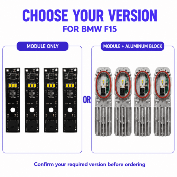 BMW F15 DRL module product comparison