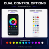 BMW F10 RGB DRL module app and remote color control