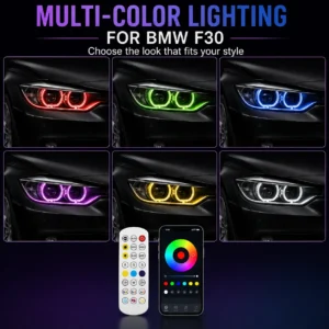 BMW F30 DRL Modules – White/Yellow Dual-Color or RGB