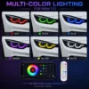 BMW F32 DRL Modules RGB multi-color lighting preview