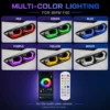 BMW F40 DRL Modules RGB multi-color lighting preview