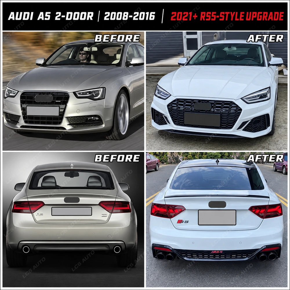 Audi A5 RS5 body kit comparison reference