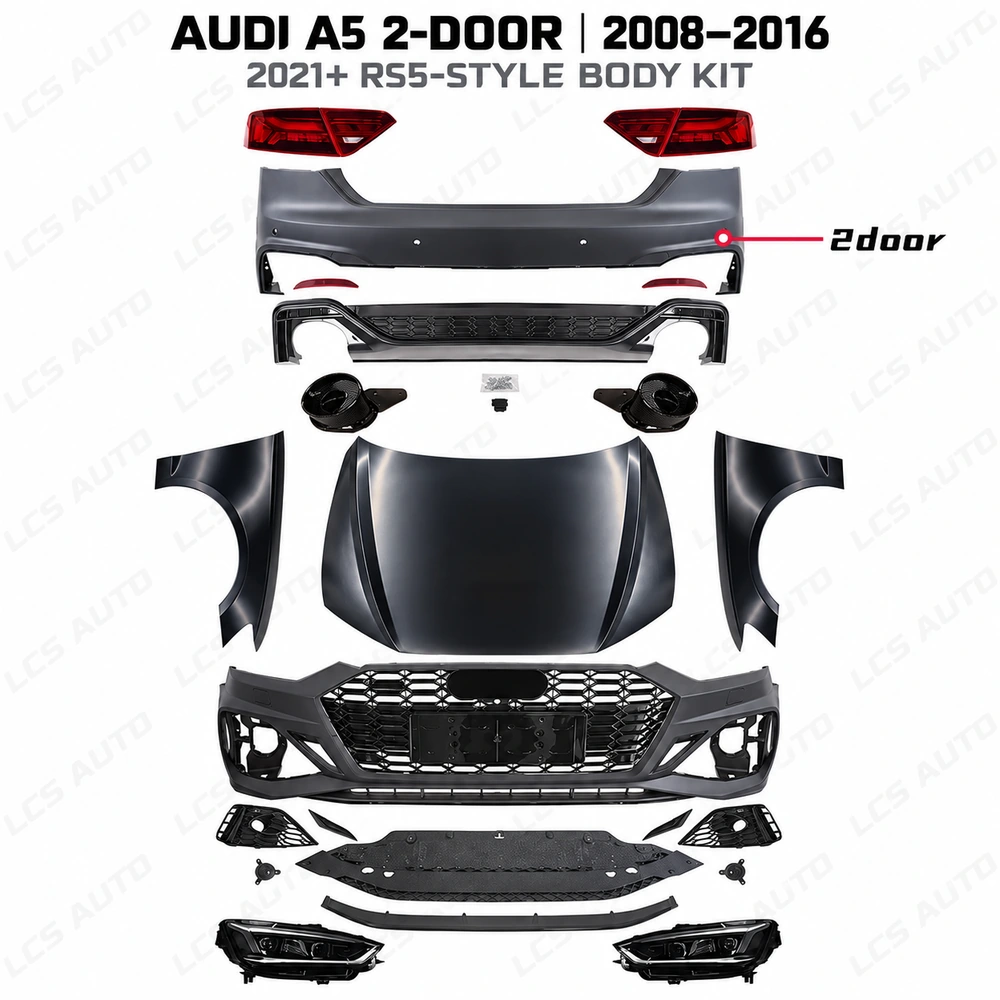 Audi A5 RS5 body kit components reference
