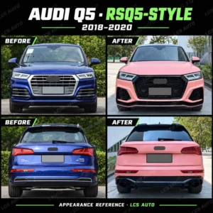 Audi Q5 RSQ5 body kit before and after front and rear appearance
