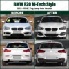 BMW F20 M-Tech body kit front and rear before and after upgrade